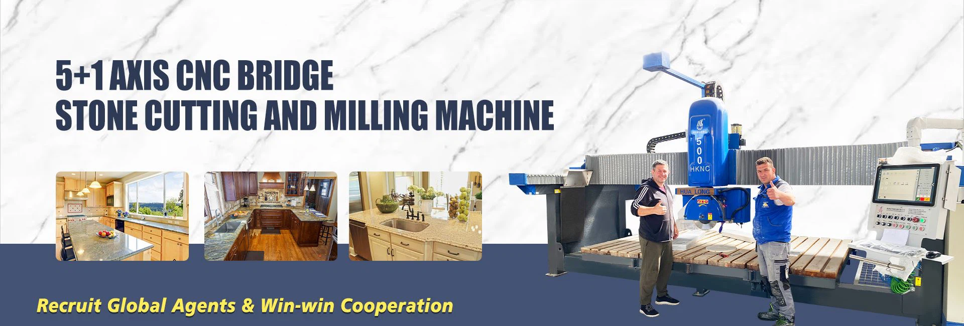 5 axis cnc stone cutting and milling machine